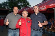 Rallye Český Krumlov: Jindřich Kunc, Guiseppe Volta a Karel Mach (zleva)